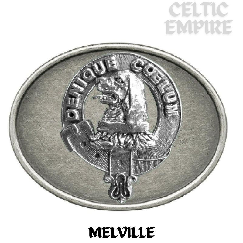 Melville Family Clan Crest Regular Buckle