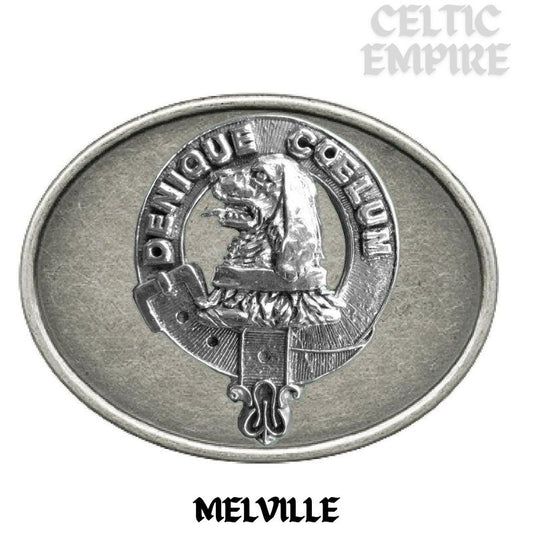 Melville Family Clan Crest Regular Buckle