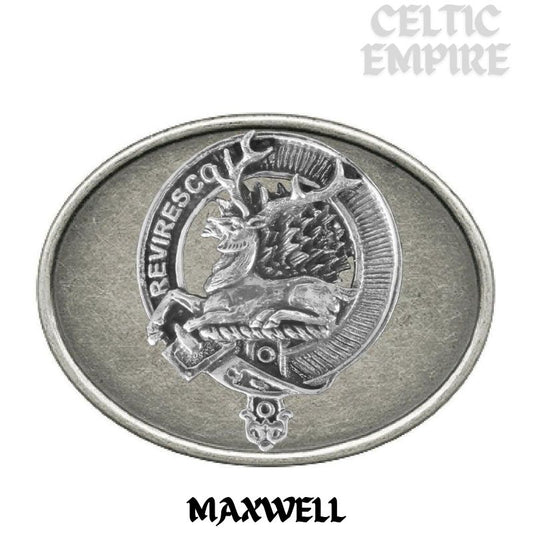 Maxwell Family Clan Crest Regular Buckle