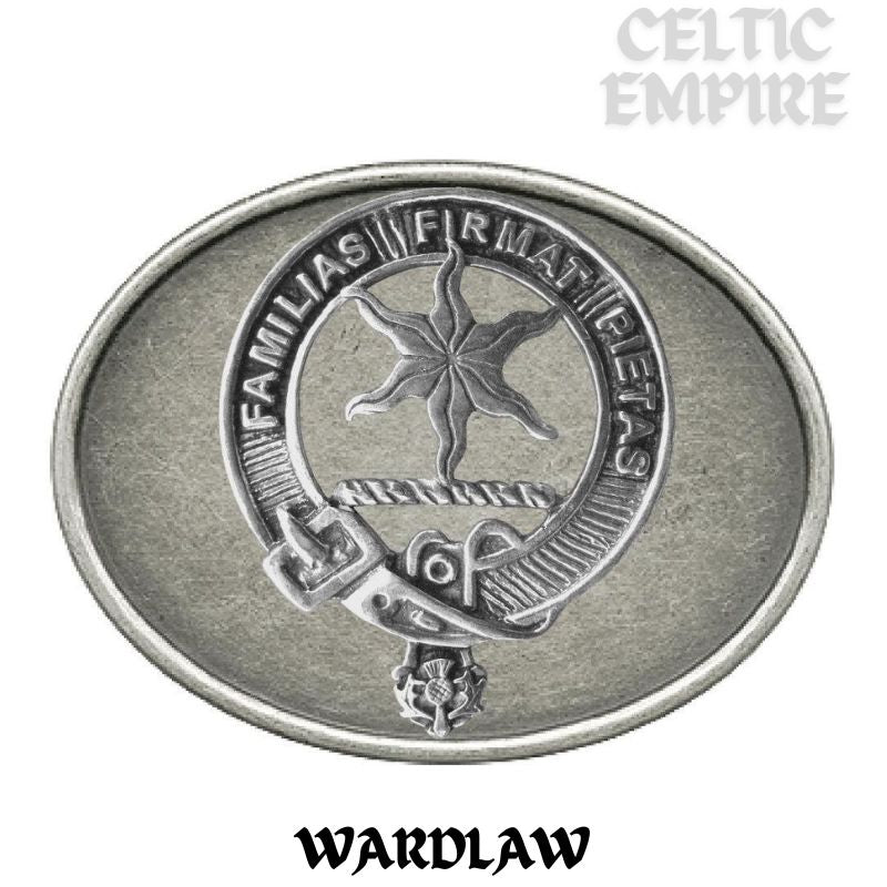 Wardlaw Family Clan Crest Regular Buckle
