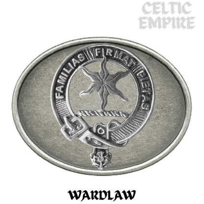 Wardlaw Family Clan Crest Regular Buckle