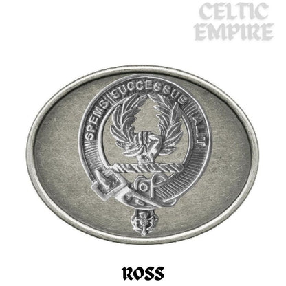 Ross Family Clan Crest Regular Buckle