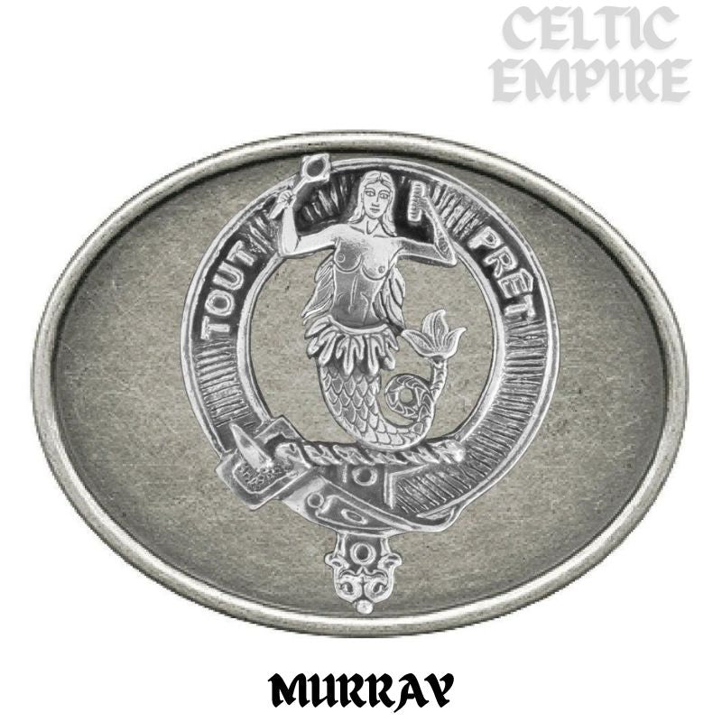 Murray Mermaid Family Clan Crest Regular Buckle