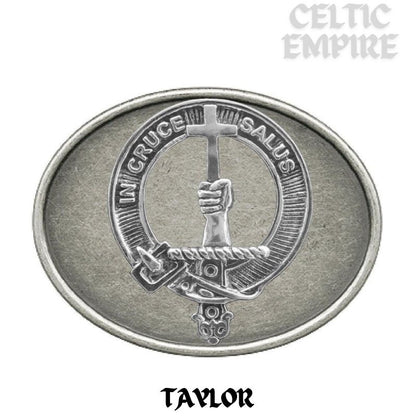Taylor Family Clan Crest Regular Buckle