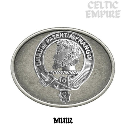 Muir Family Clan Crest Regular Buckle