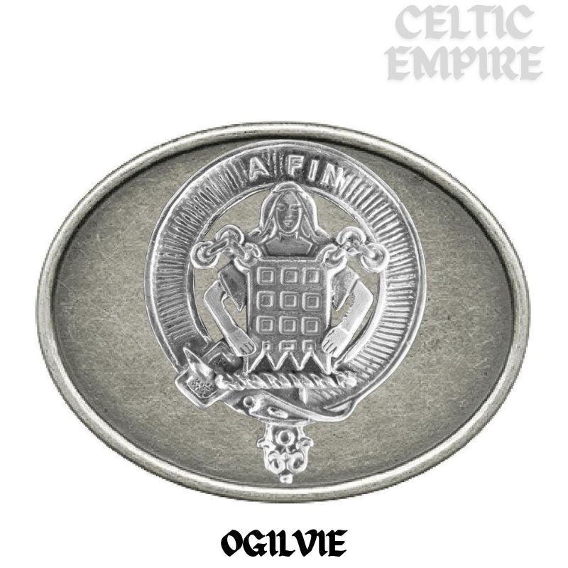 Ogilvie Family Clan Crest Regular Buckle