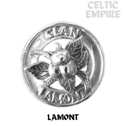 Lamont Crabapple Family Clan Crest Interlace Kilt Belt Buckle