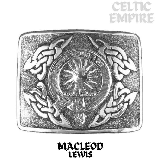 MacLeod (Lewis) Family Clan Crest Interlace Kilt Belt Buckle