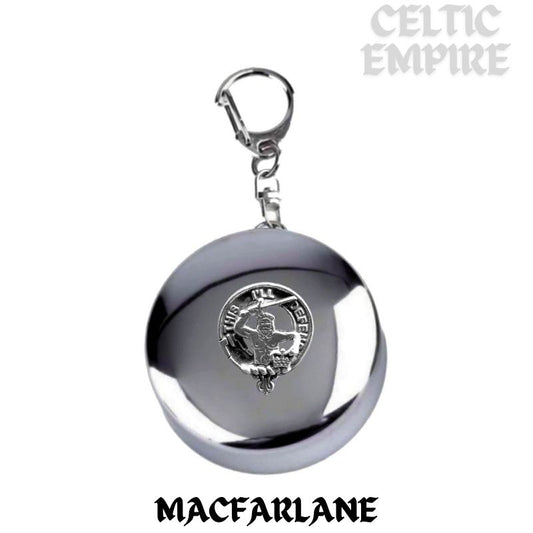MacFarlane Scottish Family Clan Crest Folding Cup Key Chain