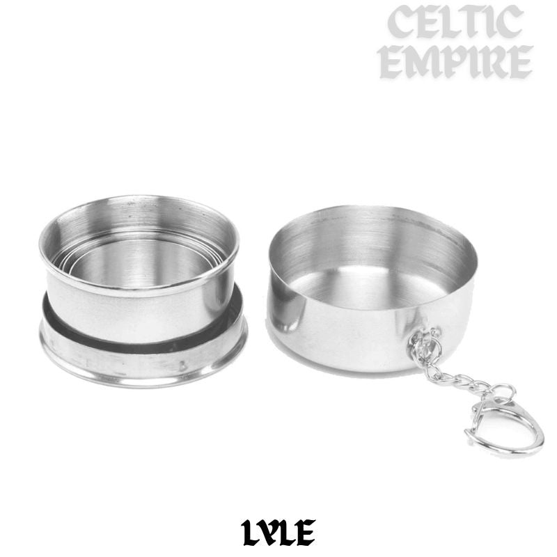 Lyle Scottish Family Clan Crest Folding Cup Key Chain