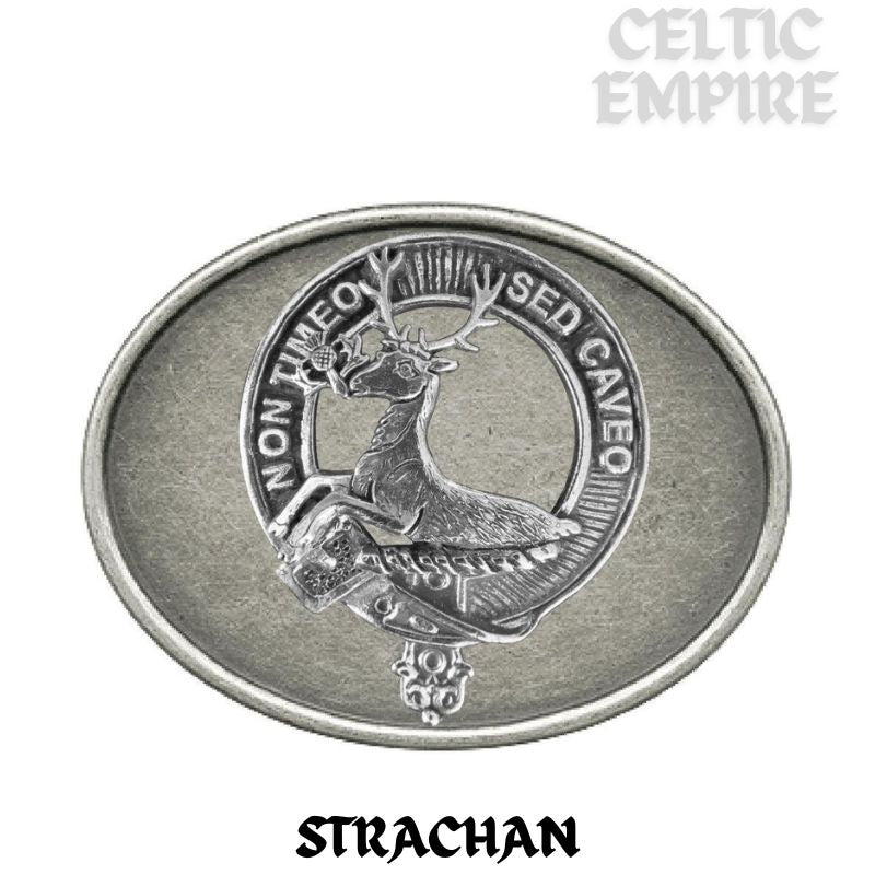 Strachan Family Clan Crest Regular Buckle