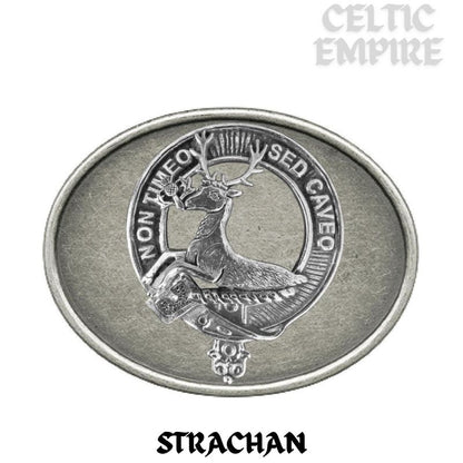 Strachan Family Clan Crest Regular Buckle