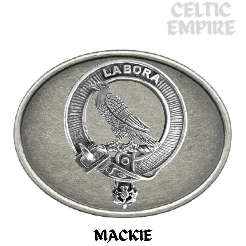 MacKie Family Clan Crest Regular Buckle