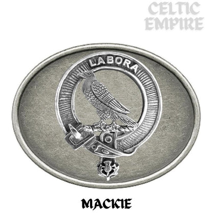 MacKie Family Clan Crest Regular Buckle