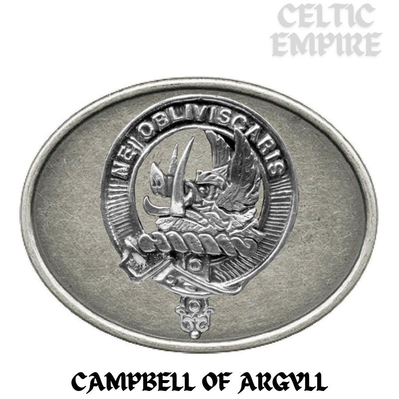 Campbell Argyll Family Clan Crest Regular Buckle