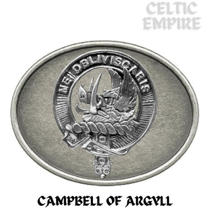 Campbell Argyll Family Clan Crest Regular Buckle