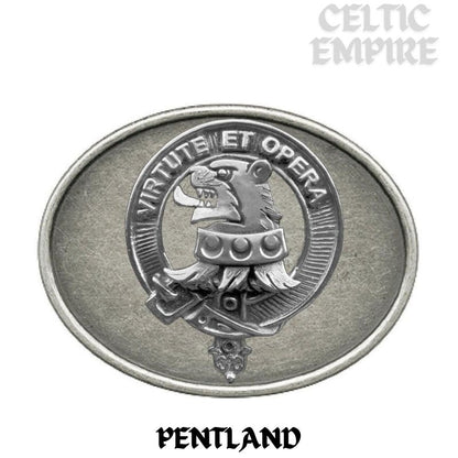 Pentland Family Clan Crest Regular Buckle