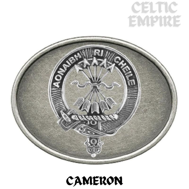 Cameron Family Clan Crest Regular Buckle