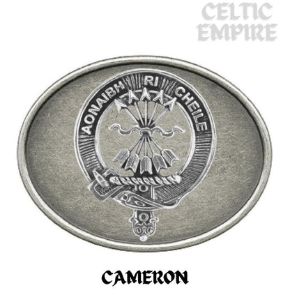 Cameron Family Clan Crest Regular Buckle