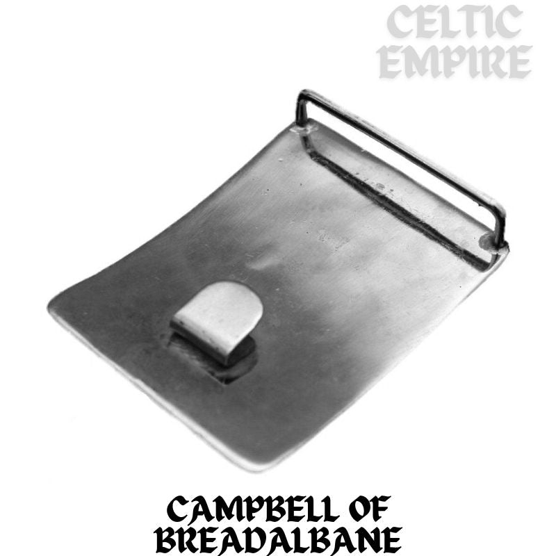Campbell Breadalbane Family Clan Crest Interlace Kilt Belt Buckle