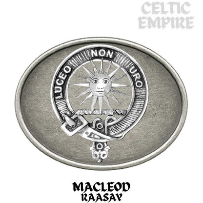 MacLeod (Raasay) Family Clan Crest Regular Buckle