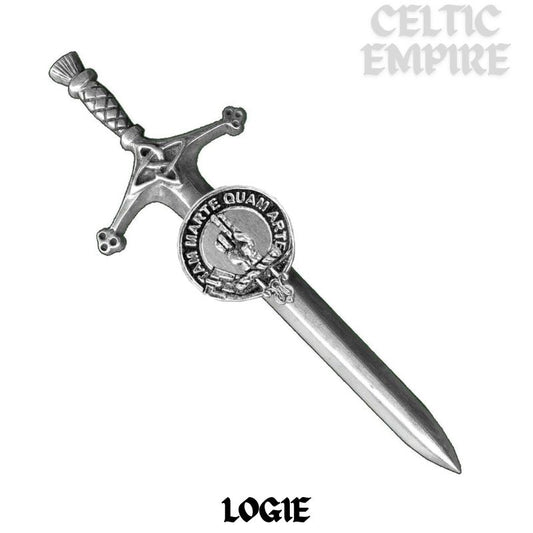 Logie Family Clan Crest Kilt Pin, Scottish Pin