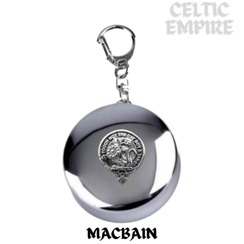 MacBain Scottish Family Clan Crest Folding Cup Key Chain