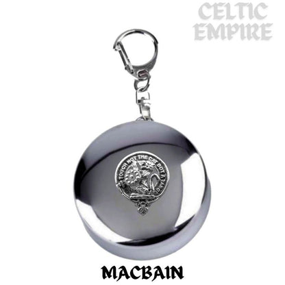 MacBain Scottish Family Clan Crest Folding Cup Key Chain