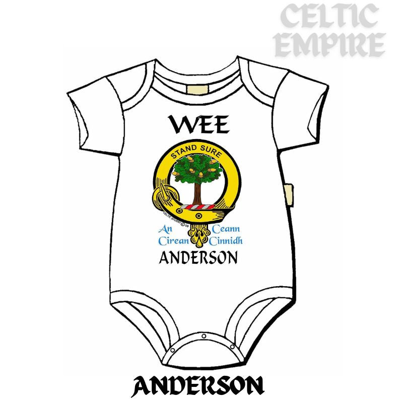 Anderson Scottish Family Clan Crest Baby Jumper