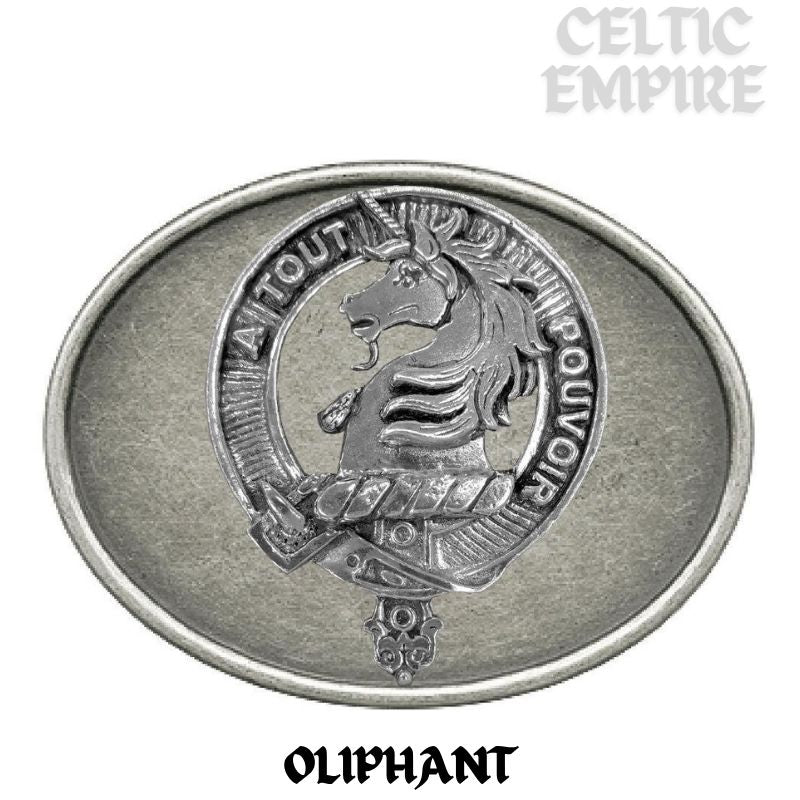 Oliphant Family Clan Crest Regular Buckle