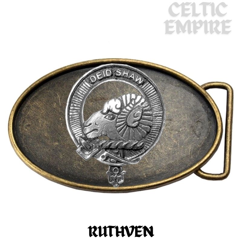 Ruthven Family Clan Crest Regular Buckle