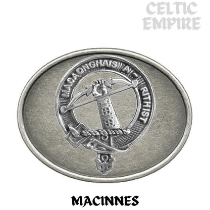 MacInnes Family Clan Crest Regular Buckle