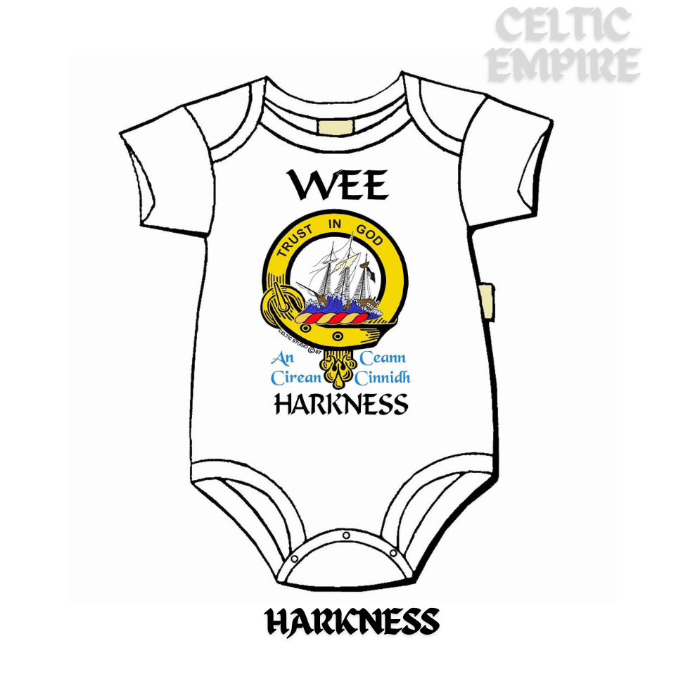 Harkness Scottish Family Clan Crest Baby Jumper