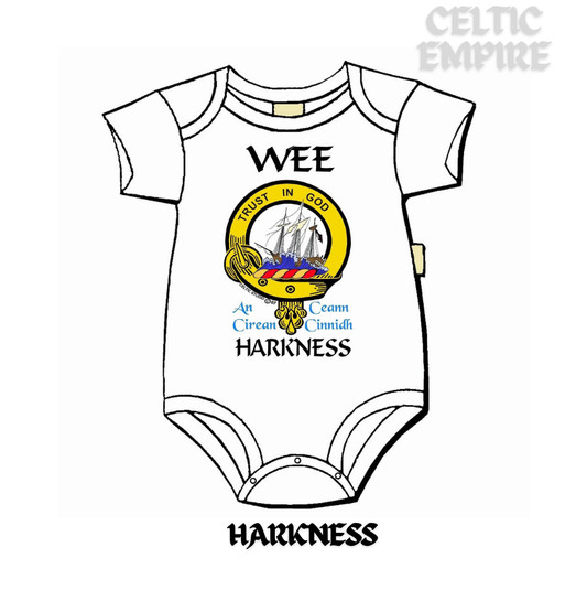 Harkness Scottish Family Clan Crest Baby Jumper