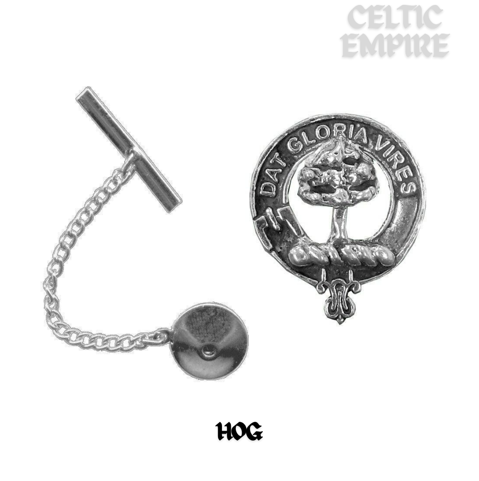 Hog Family Clan Crest Scottish Tie Tack/ Lapel Pin