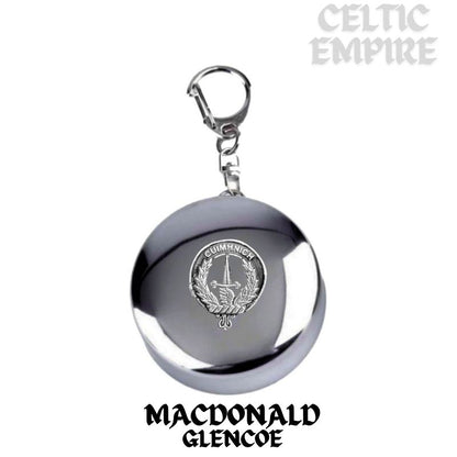 MacDonald (Glencoe) Scottish Family Clan Crest Folding Cup Key Chain
