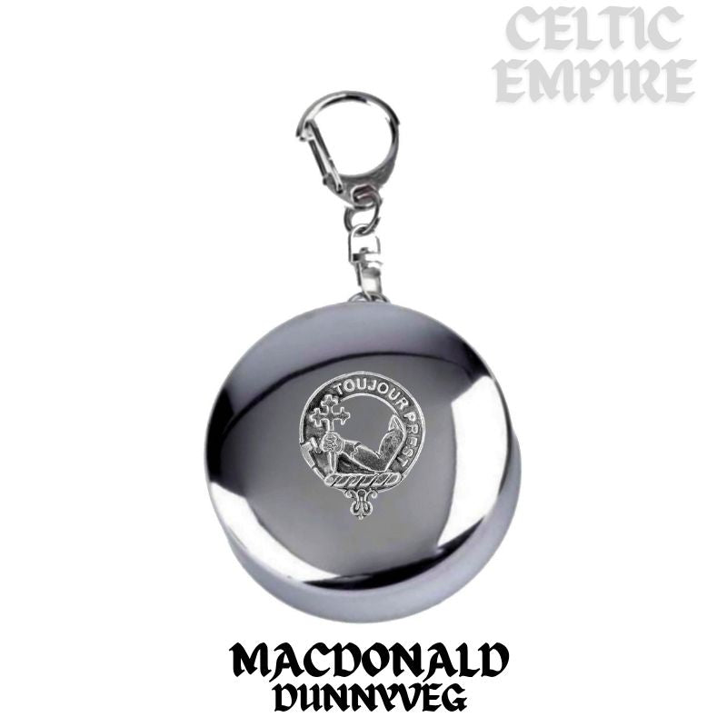 MacDonald (Dunnyveg) Scottish Family Clan Crest Folding Cup Key Chain