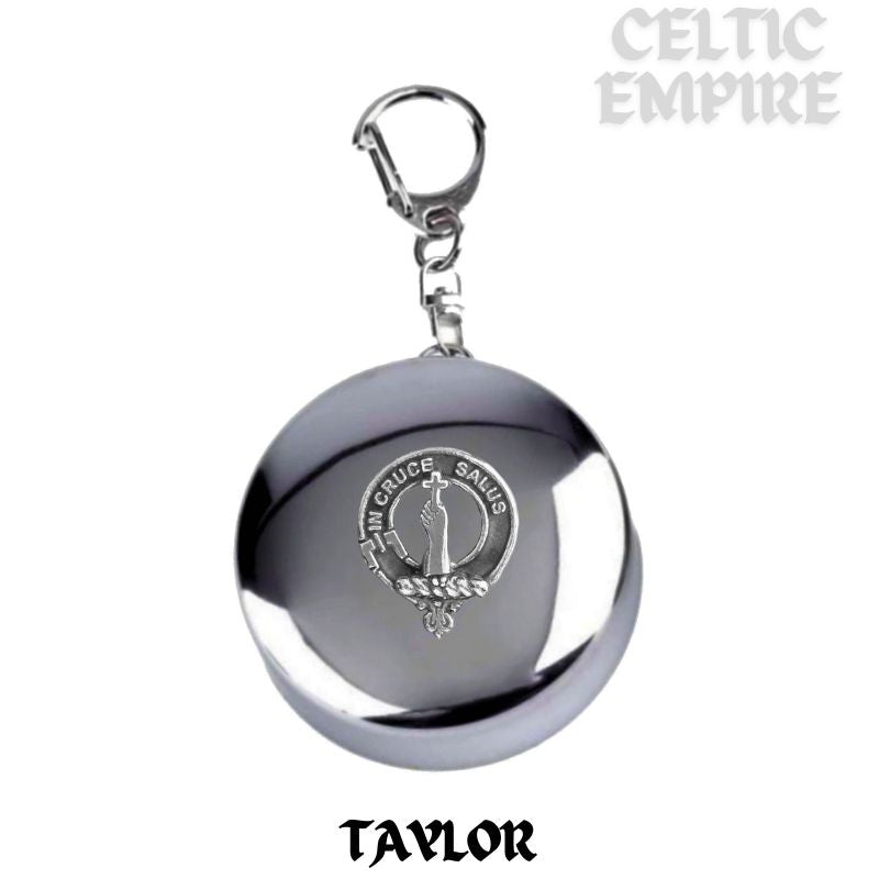 Taylor Scottish Family Clan Crest Folding Cup Key Chain