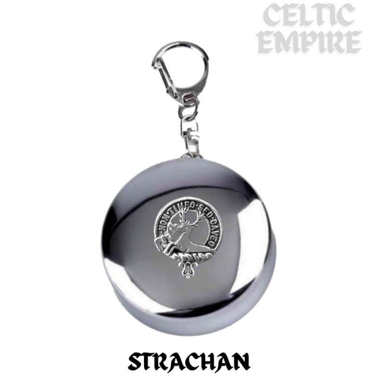 Strachan Scottish Family Clan Crest Folding Cup Key Chain