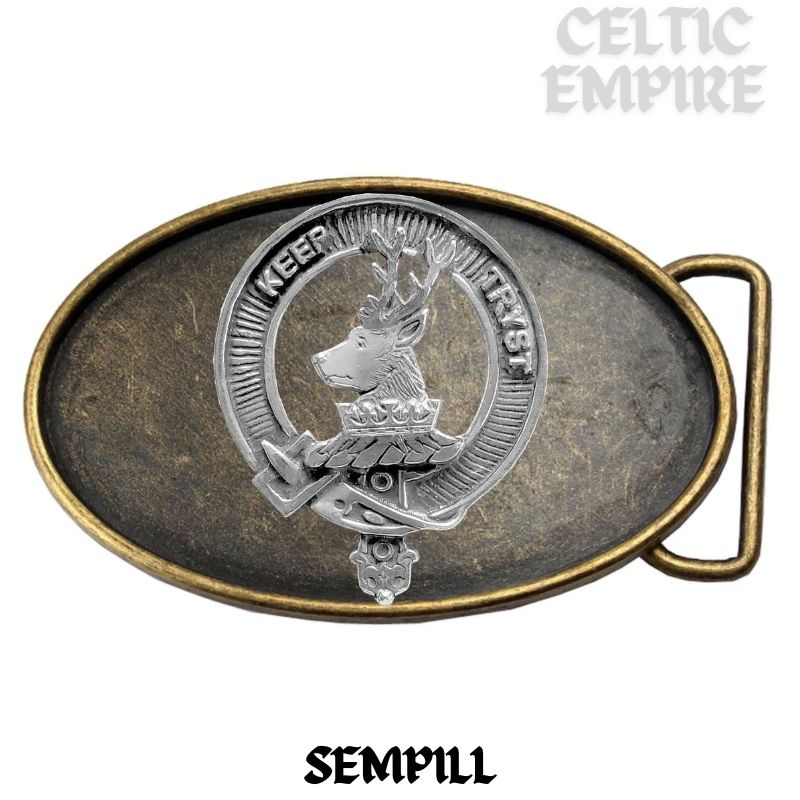 Sempill Family Clan Crest Regular Buckle