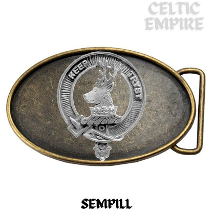 Sempill Family Clan Crest Regular Buckle