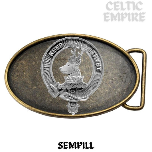 Sempill Family Clan Crest Regular Buckle