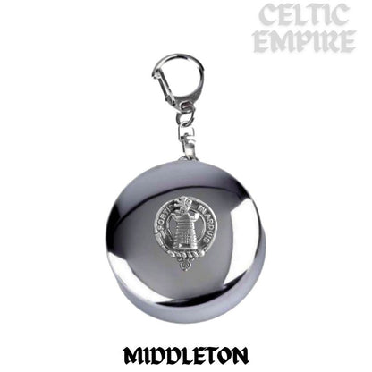 Middleton Scottish Family Clan Crest Folding Cup Key Chain