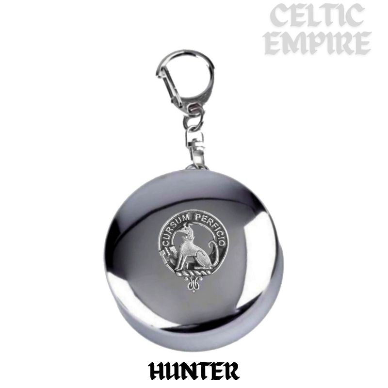 Hunter Scottish Family Clan Crest Folding Cup Key Chain