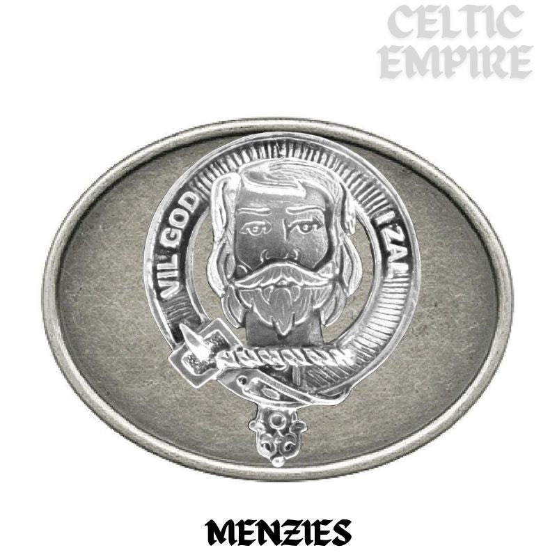 Menzies Family Clan Crest Regular Buckle
