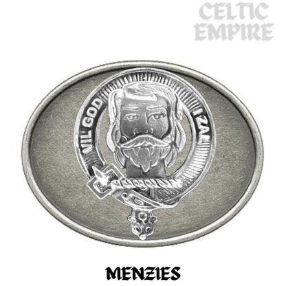 Menzies Family Clan Crest Regular Buckle