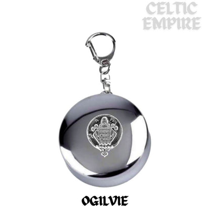 Ogilvie Scottish Family Clan Crest Folding Cup Key Chain