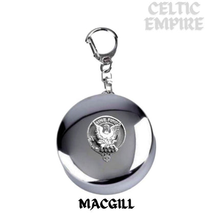 MacGill Scottish Family Clan Crest Folding Cup Key Chain