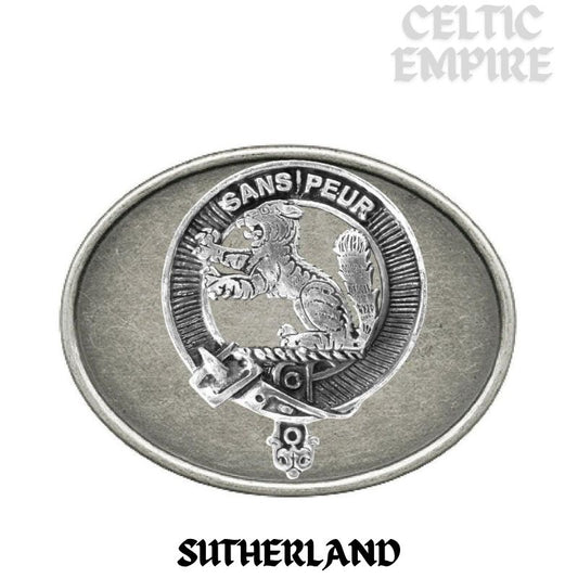 Sutherland Family Clan Crest Regular Buckle