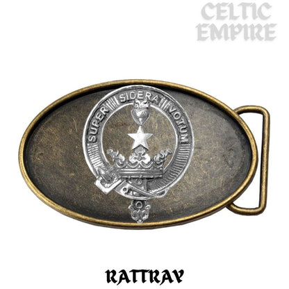 Rattray Family Clan Crest Regular Buckle